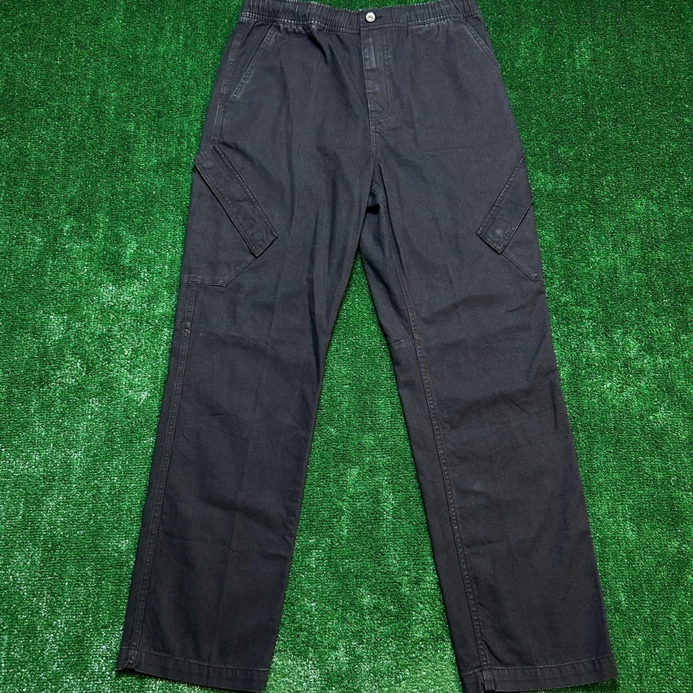 Jordan Essentials Chicago Men's Medium Washed Cargo Pants Black - Picture 2 of 14